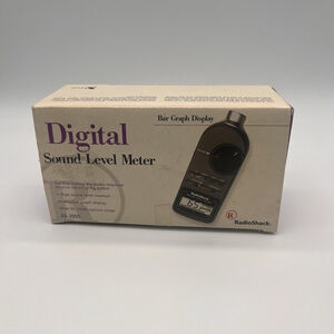 RadioShack Sound Level Meter 33-2055 Bar Graph Display 50-123db Area Noise